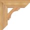 Ekena Millwork Olympic Slat Smooth Bracket, Western Red Cedar, 3 1/2"W x 14"D x 14"H BKT04X14X14OLY06SWR - alternate 3
